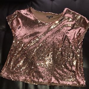 Charlotte Russe Sequin Top